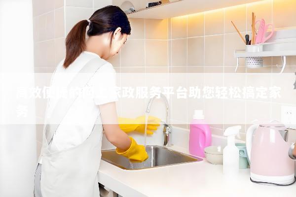 高效便捷的网上家政服务平台助您轻松搞定家务